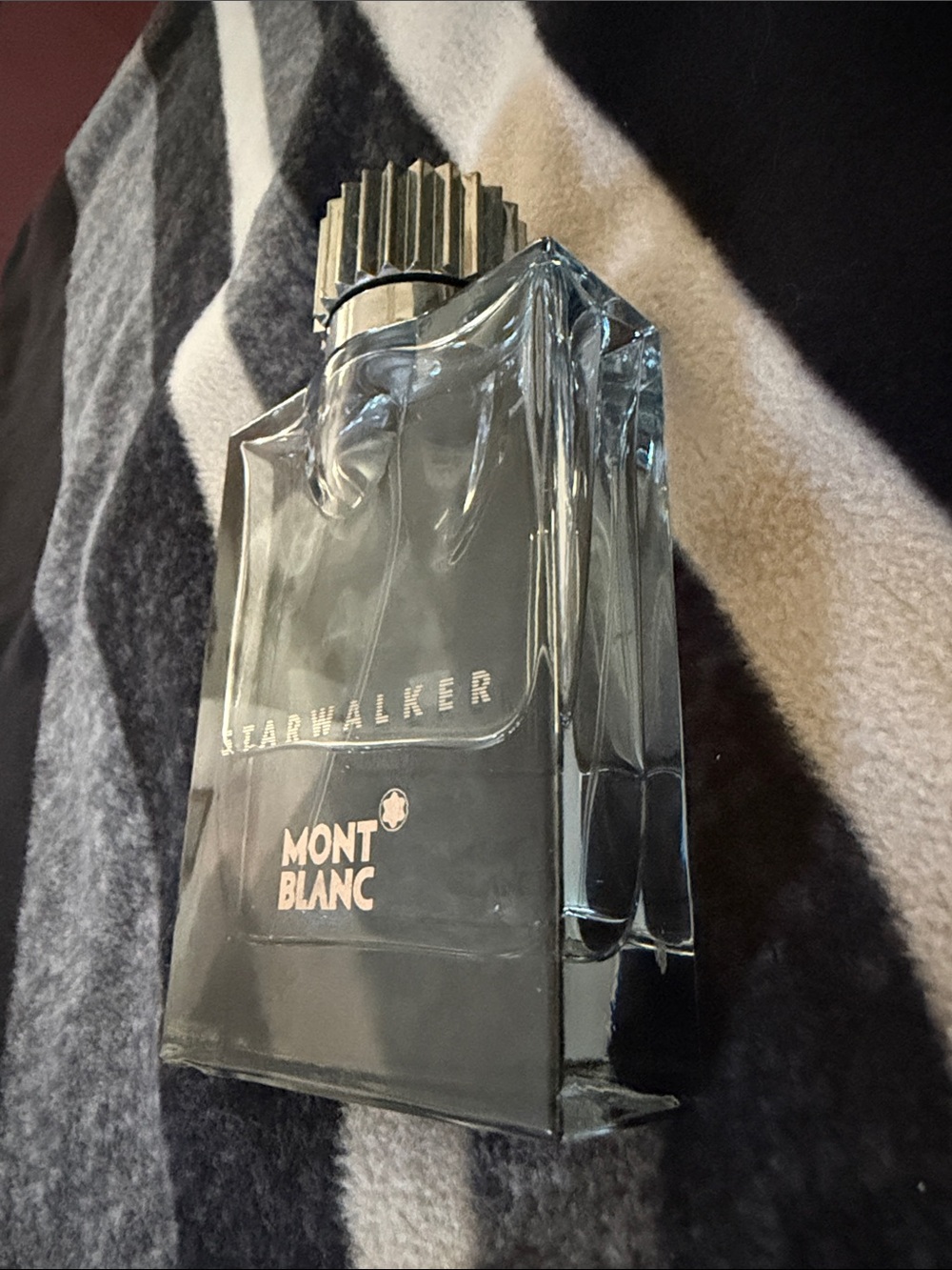 Mont Blanc Starwalker Clear Bottle with Gold Cap
